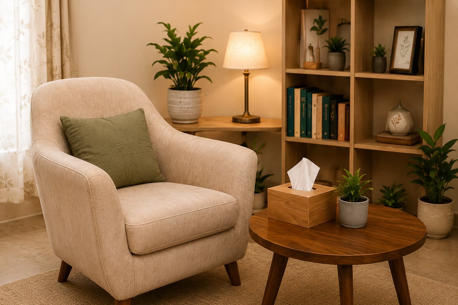 Private and comfortable consultation space